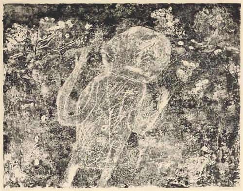 Jean Dubuffet (French, 1901-1985) - Le Braconnier, lithograph on...