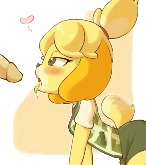 hentai-leaf:More Isabelle from Animal Crossing, by various...