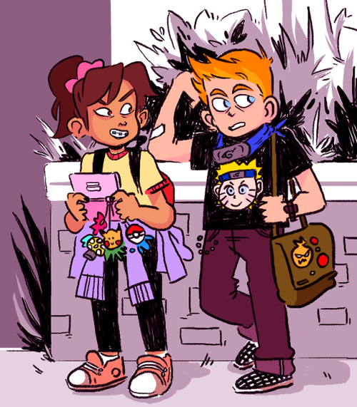 annahillart - fixed it!! isabelle and isaac middleschool chic!! - )
