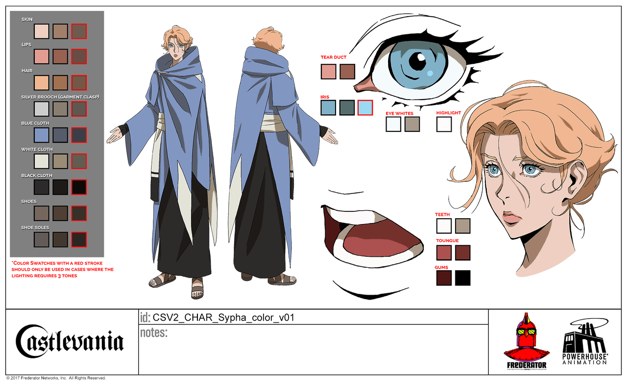Cosplaying Castlevania’s Sypha down at San Diego Comic-Con this week? We’ve got you colored