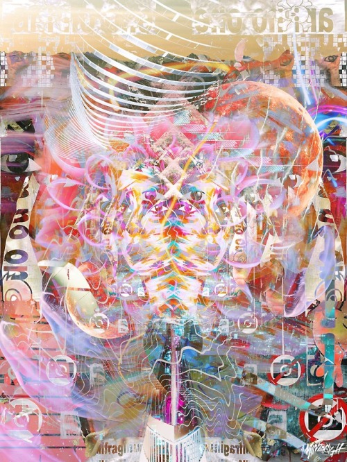 zenxienz - Spawned From Infinity, 18x24, Digital.