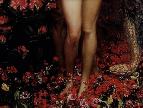 twirld:The Woman, The Man and The Serpent (detail) Byam Shaw