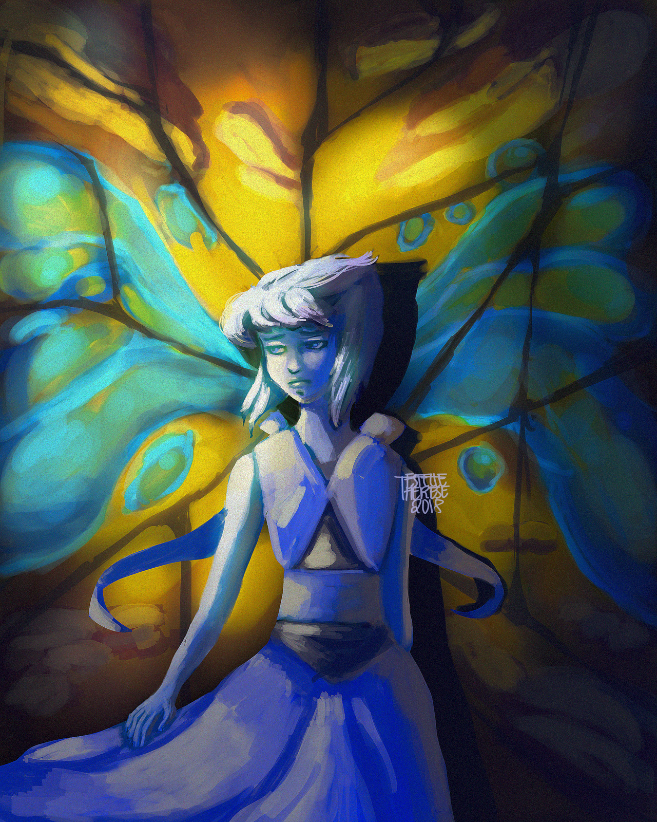 Lapis Lazuli inspired by the recent SU episode Can’t Go Back