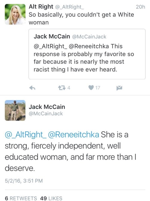 reverseracism - John McCain’s son, Jack McCain, responds to...