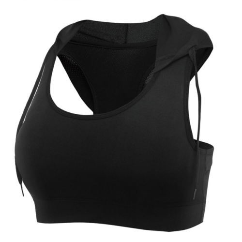 jihaad - hooded sports bra……………… this is the future