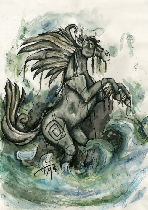 teakii - “The mythical Kelpie is a supernatural water horse that...