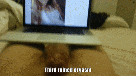 I discovered @his-ruined-orgasm​ tumblr last week-end. She keeps her boyfriend locked, has neve