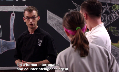 sejient - this is the most unsettling episode of cutthroat kitchen...