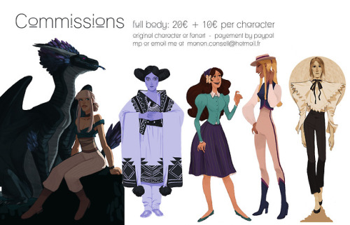surikane - I’m opening commissions again guys! =D contact me at...