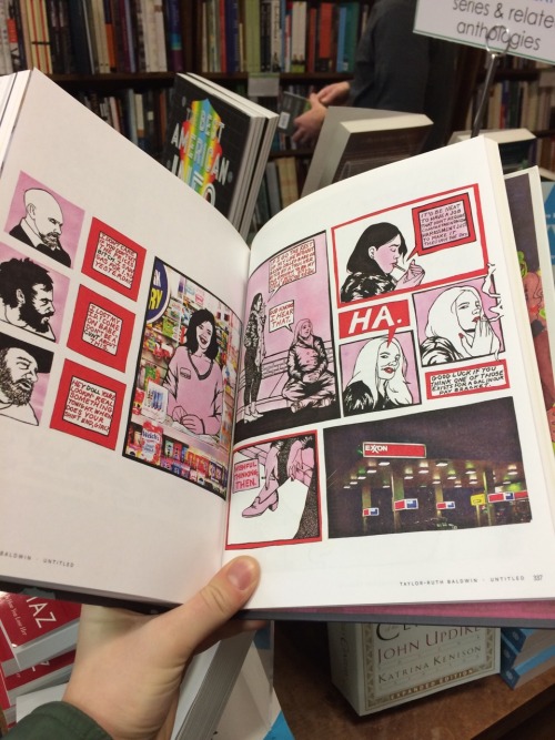 dontthink2 - Hey my work is in best American comics 2016 u can buy...