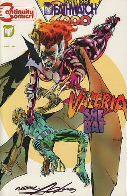 Valeria the She-Bat 1 (White cover, Gold Foil)