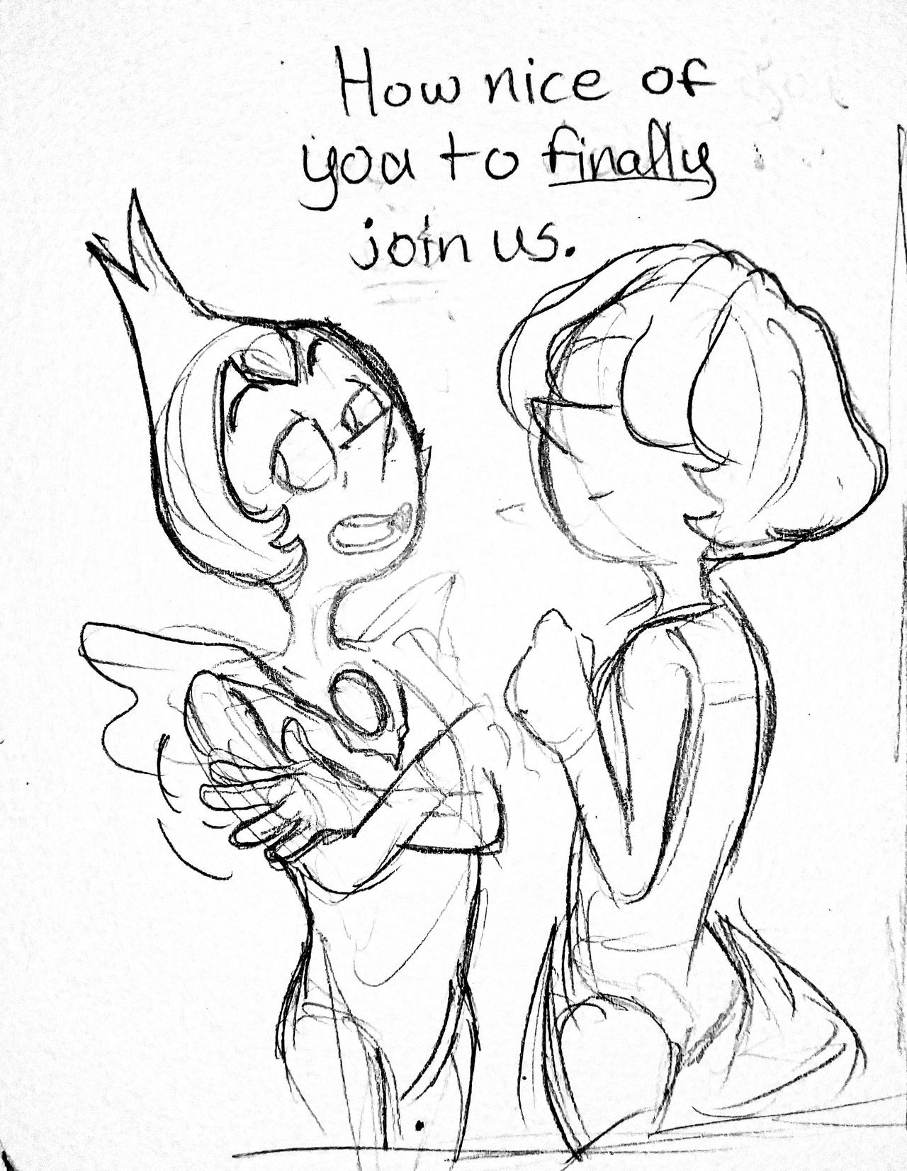 This week on episode premiere relevant sketches that I just didn’t upload. I drew these for A Single Pale Rose.