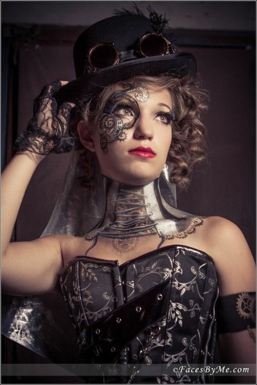 jejosch - Steampunk Beauty with a Tattoo...