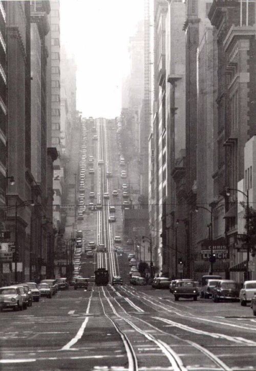 historicaltimes - California Street, San Francisco, 1964. via...