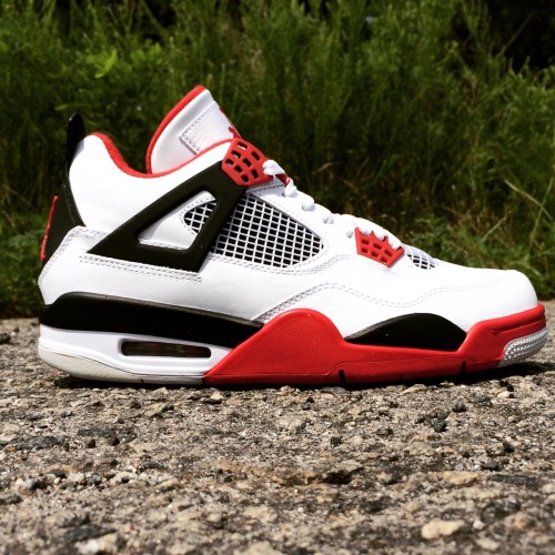 fire red 4s on Tumblr