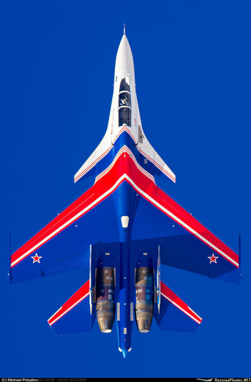 planesawesome - Su-30SM from aerobatic group Russian Knights in...