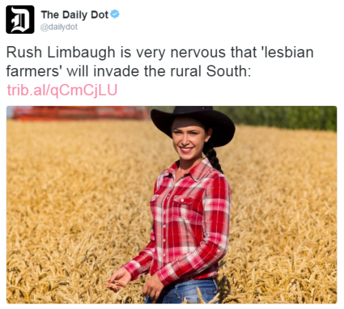 thetrippytrip - reblog if you want lesbian farmers to invade the...