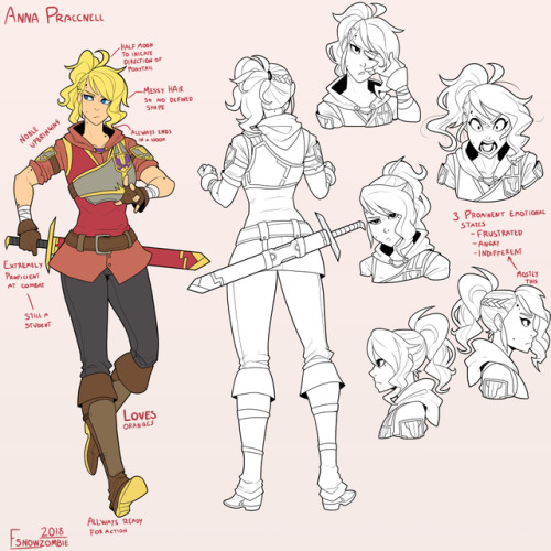 fsnowzombie - Armored Lady Mondayanother character sheet! this...