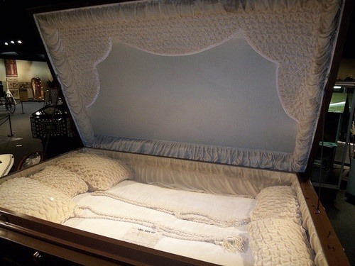 congenitaldisease - This three-person suicide coffin is located...