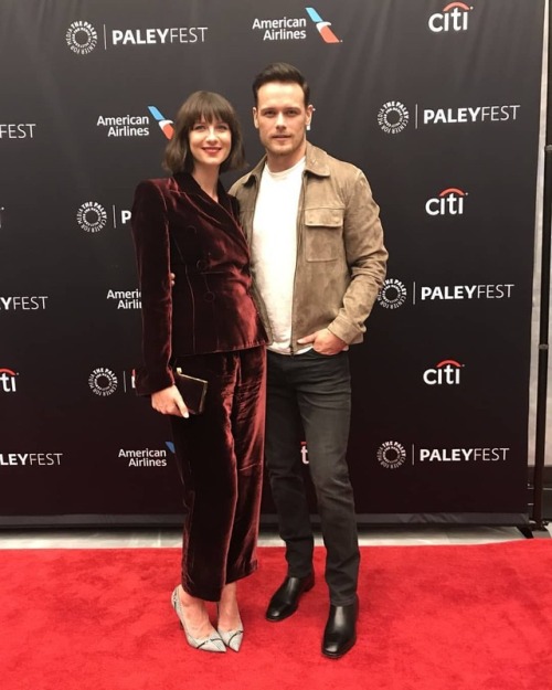 samheughanfan1 - #samheughan And #caitrionabalfe at paley...