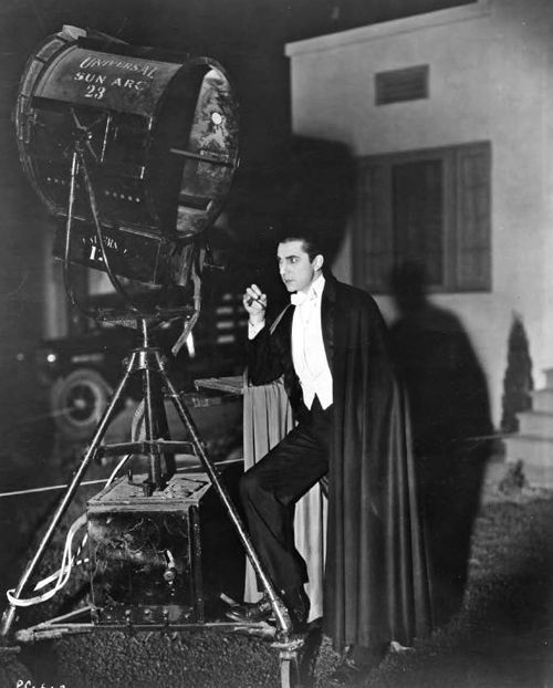 oldhollywoodfilms:Bela Lugosi takes a break on the set of...