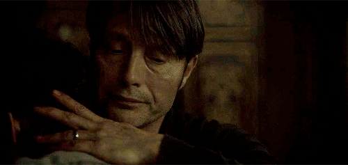 mikkelsenmads - Hannibal and Will → touching for anon
