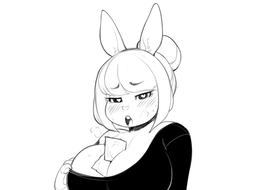 Ms. Bunny is very lewd.