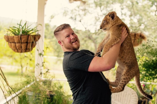 corwincub - I got to hold a baby lion cub this past weekend!Such...