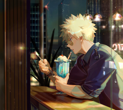 taro-k:chilling in a cafe