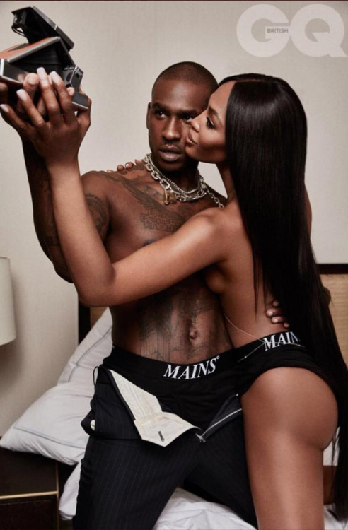 gaspack - Skepta and Naomi Campbell for British GQ by An Le