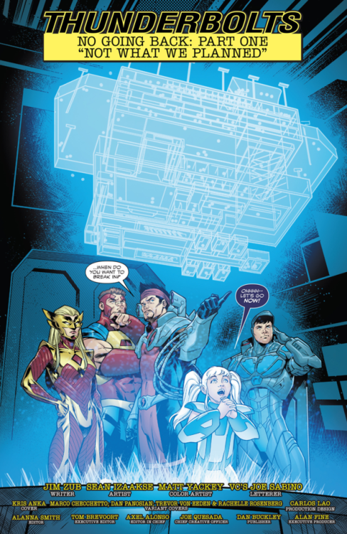 Thunderbolts v3 #7 - “Not What We Planned” (2016)pencil &...