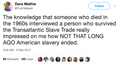 theambassadorposts - Slavery existed in America longer than it...