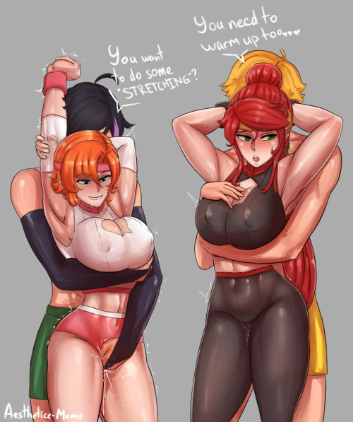 aestheticc-meme - JNPR Workout Sesh pt2.Oh no, they’re not...