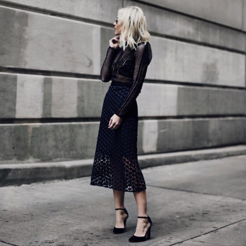 fashion-clue - justthedesign - Mary Seng is seen in a black...