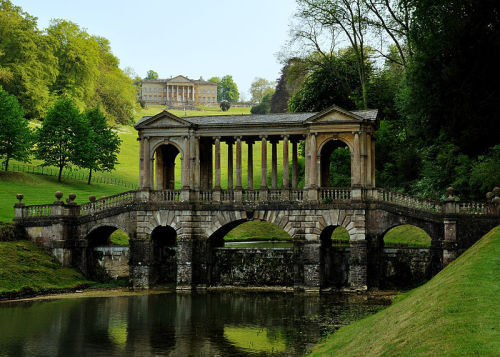 pagewoman - The Palladian Bridge,  Prior Park, Bath, Somerset,...