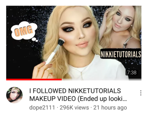 dicksplit:For a minute I thought it was Nikkie following one...