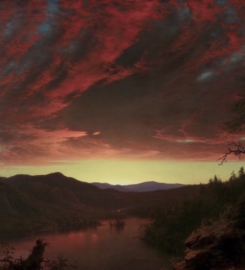 artstoria - Frederic Edwin Church, Twilight in the Wilderness...