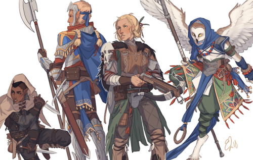 quesozombie:d&d party commission~ commissions are...