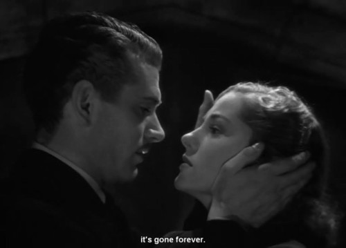 violentwavesofemotion - Rebecca (1940)dir. by Alfred Hitchcock
