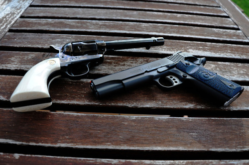 xavibarrera - A couple of ColtsColt Single Action Army and Colt...