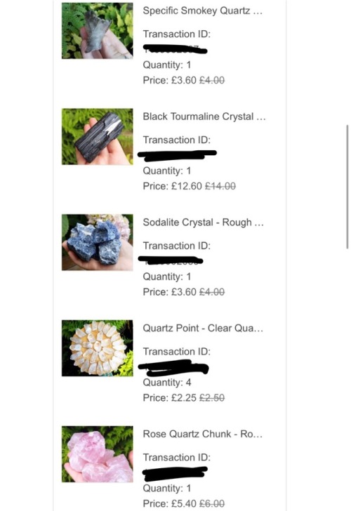 Ordered a fresh set of crystals, I cannot wait for them to...