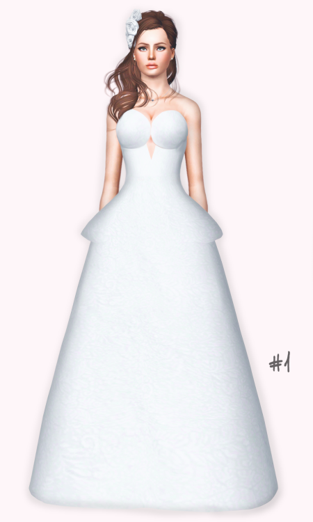 staywithsims:Judith’s wedding preparations! *o*Which style do...