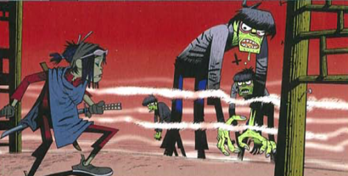 the-cwied - Scenes from abandoned Gorillaz films, ‘Celebrity...