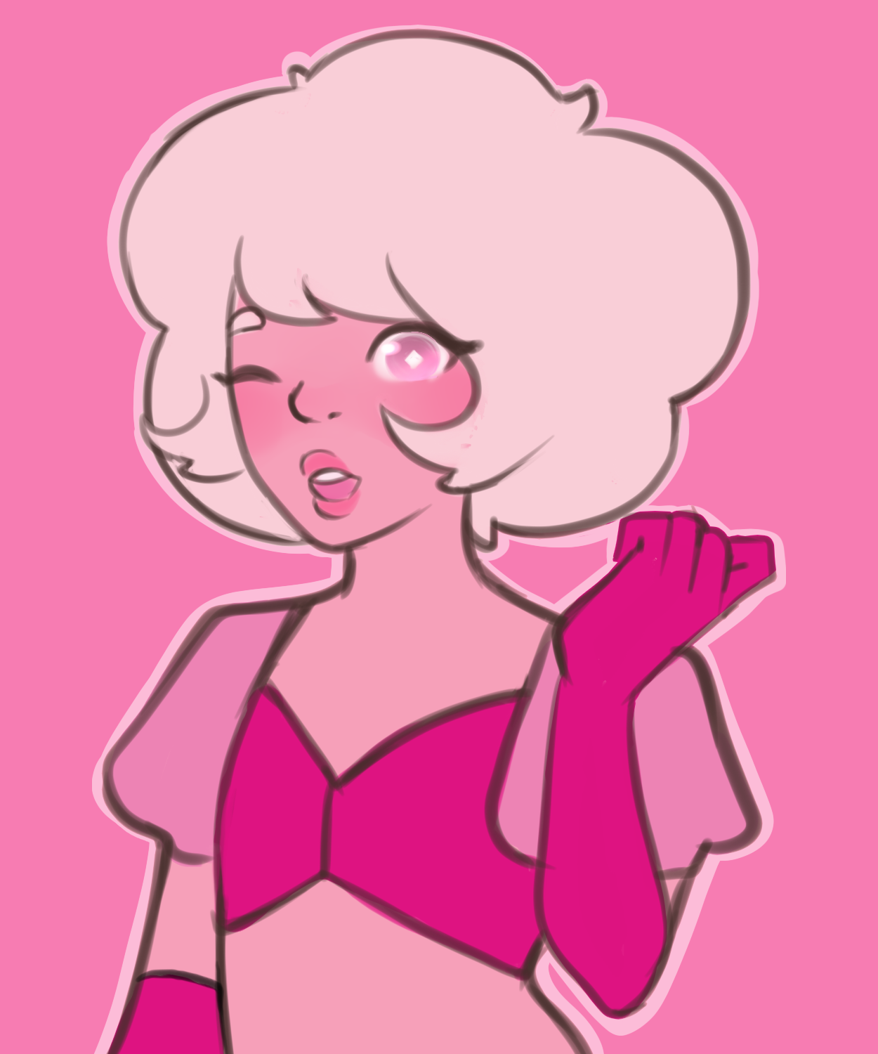 Pink Diamond! She has a pretty cute design.