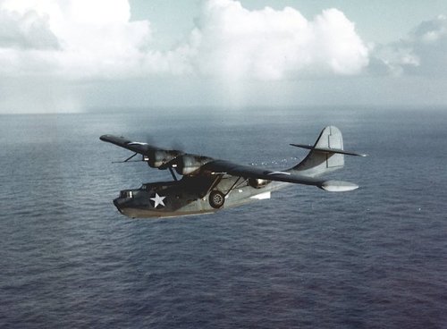 retrowar:U.S. Navy Consolidated PBY-5A Catalina patrol bomber...