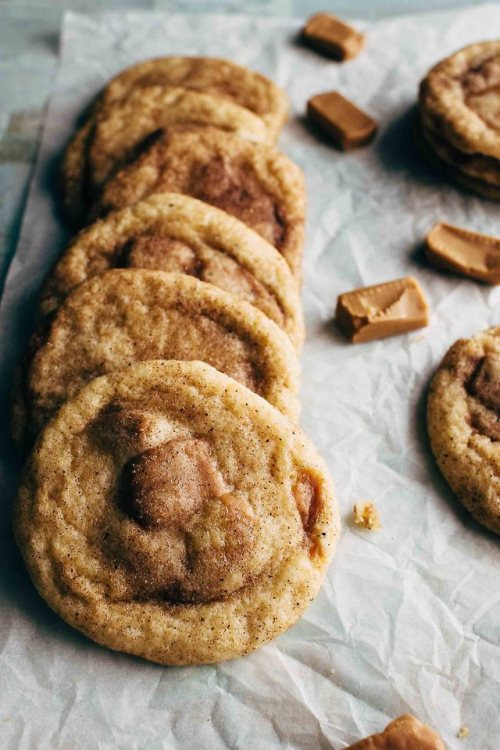 The Best and Softest Caramel Snickerdoodles