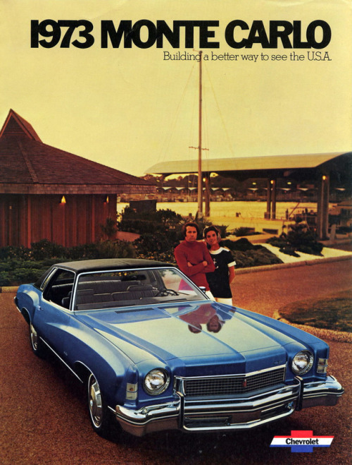 frenchcurious - Chevrolet Monte Carlo 1973 ‘brochure’ - source The...