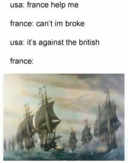 fakehistory:How France got involved in the American...
