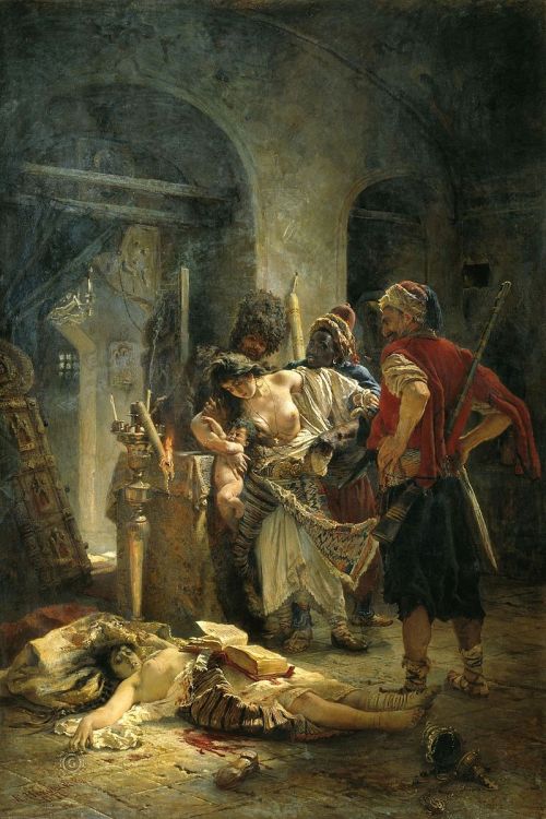 The Bulgarian martyresses 1877Konstantin  Makovsky (1839...
