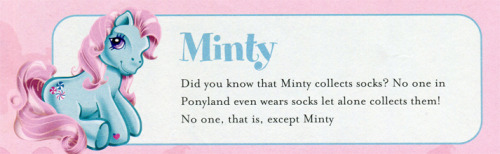 heckyeahponyscans - MintySource - 2005 My Little Pony Annual...